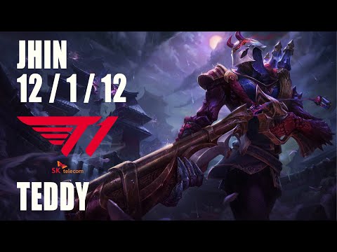 T1 Teddy JHIN vs APHELIOS | BOT | Challenger | Korea | 12/1/12