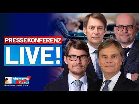 LIVE: Pressekonferenz der AfD-Fraktion - Diese Woche im Bundestag
