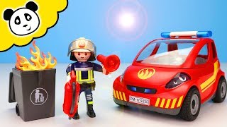 Playmobil Unboxing - Das Feuerwehr Einsatzfahrzeug! - Spielzeug auspacken & spielen - Pandido TV