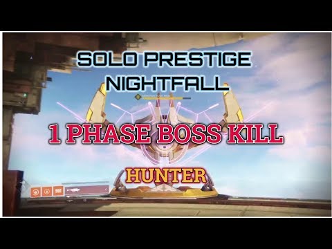 Solo Prestige Nightfall: A Garden World - 1 Phase Boss Kill. Hunter