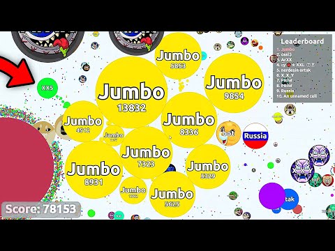 Agar.io 87,153 Score on Experimental - EPIC SOLO AGARIO GAMEPLAY