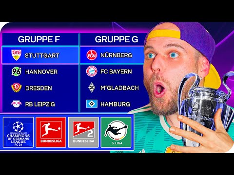 Champions League, aber NUR mit DEUTSCHEN TEAMS !!! 🇩🇪🔥