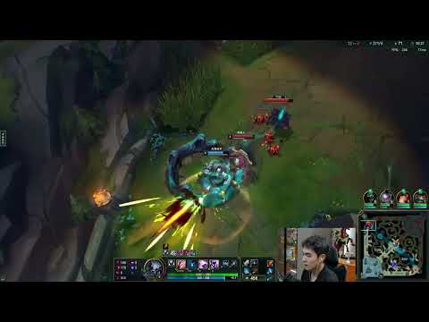 IMPOSSIBLE 4V5 WIN? JIEKE'S RANK 1 KHA'ZIX vs LILLIA!