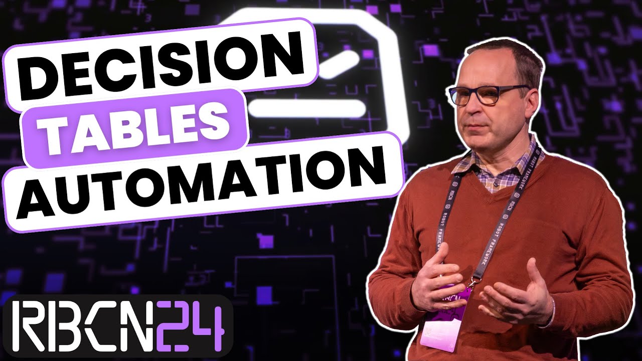 RoboCon 2024 - Streamlining Test Design with Decision Tables
