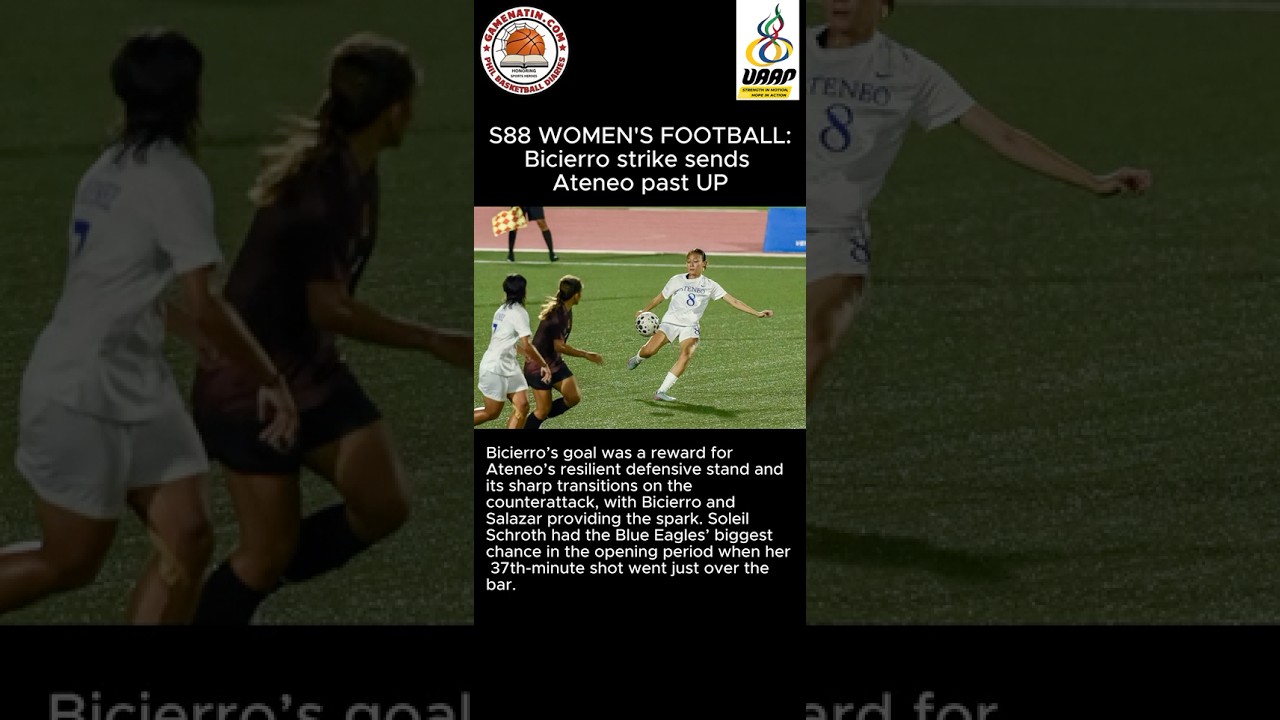 UAAP Women's Football: Jada Bicierro leads Ateneo over UP