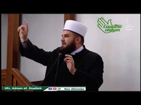 Bitnost namaza - hfz. Adnan ef. Dupljak