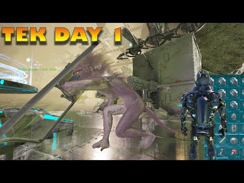 Claiming Our Untouchable Cave Day 1 - Tek Tier | Ark pvp