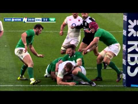 England held up on the line and denied by the TMO | RBS 6 Nations