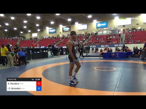 2018 Marine Corps US Open/Senior Men's Greco-Roman 72 Rnd Of 16 - Austin Souders (Flor) Vs. Christ