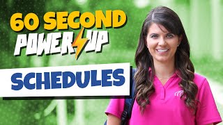 Qmlativ Student Power-Up: Schedules