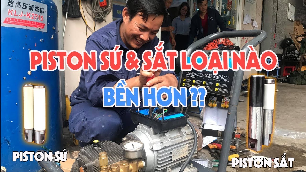 Máy rửa xe Piston thép và Piston sứ – Chọn mua loại nào? 5