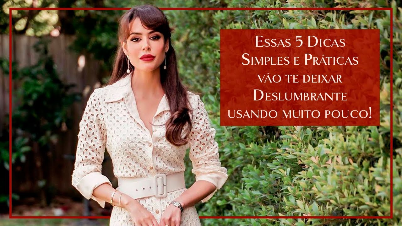 Vc não é preguiçosa, vc só não está sendo INTELIGENTE pra se arrumar com pouco. 5 dicas práticas.