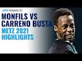 Gael Monfils vs Pablo Carreño Busta Tie Break | Metz 2021