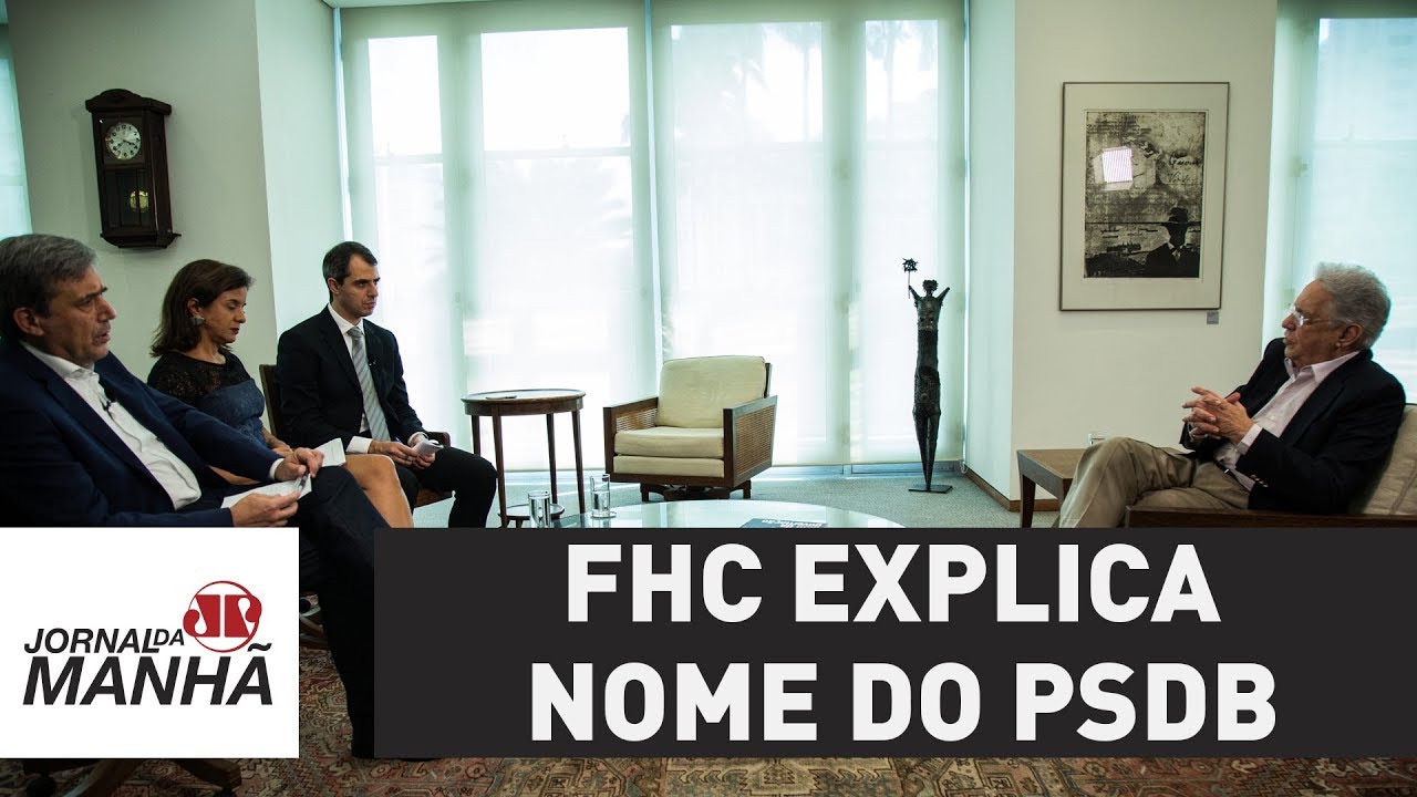 PSDB é partido social democrata? FHC explica nome do partido