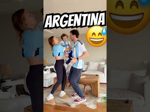 ¿APOYAMOS A ARGENTINA?🇦🇷😅 #humor #parejas #mundial #shorts #argentina