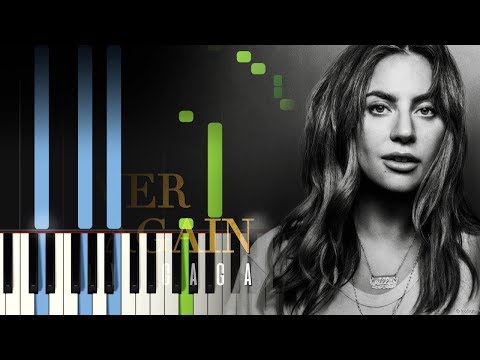 I'll Never Love Again - Lady Gaga piano tutorial