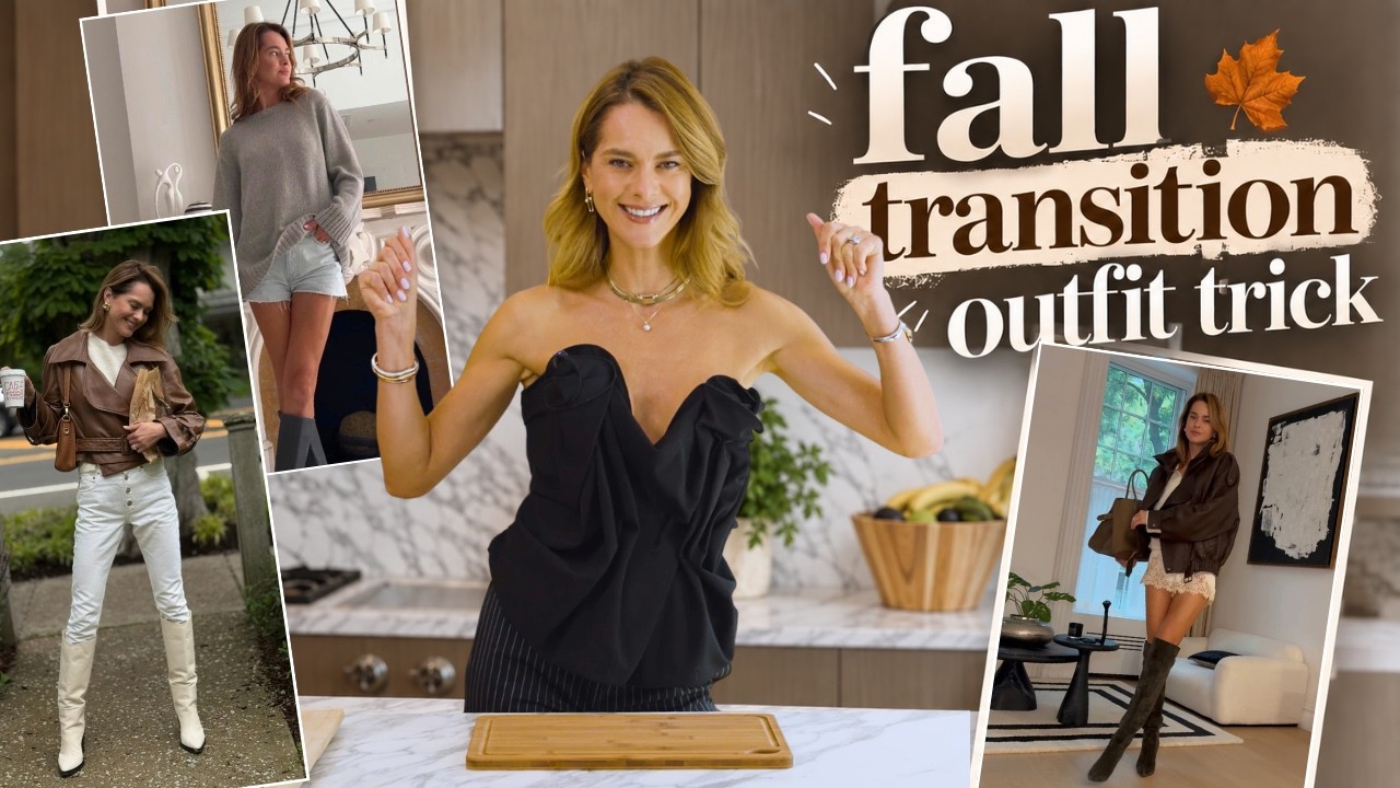 My favorite fall transition outfit trick l A butternut squash protein salad recipe