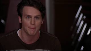 Glee - Jesse, Finn and Puck react to &#39;Run Joey Run&#39; 1x17