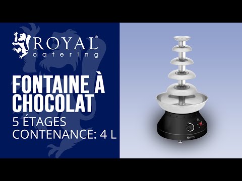 Vidéo - Fontaine à chocolat - 5 étages - 4 L