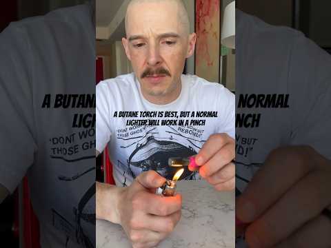 How To Heat A DynaVap With A Normal Lighter 🔥 #demo #education #tutorial