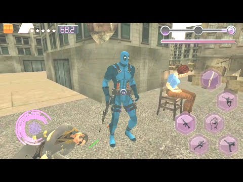 Rope Web Swing Hero Crime Fort Night Battle | Deadpool Hero City Rescue - Android GamePlay