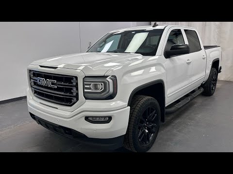 2018 GMC Sierra 1500 4WD Crew Cab Short Box SLT in White for sale at Davis GMC Buick Lethbridge in Lethbridge, AB