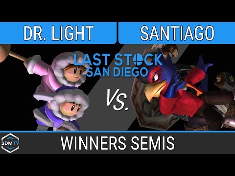 LSSD 86 - Dr. Light (ICs) vs. Santiago (Falco/Ganon) - SSBM Winners Semis - Smash Melee