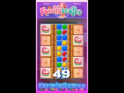 Familyscapes The Series Level 49 - Hard Level  - No Boosters Gameplay