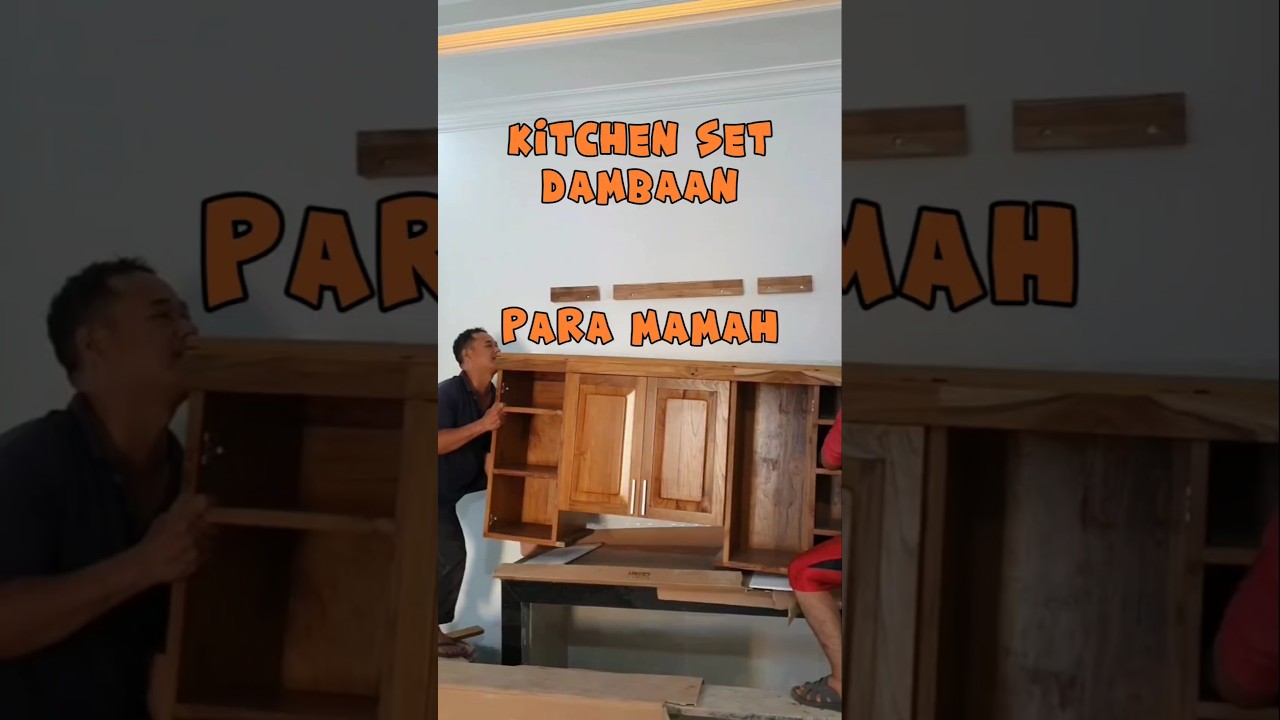 CARA MEMASANG KITCHEN SET GANTUNG