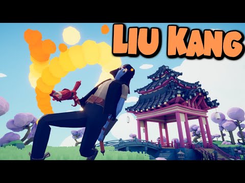 LIU KANG(with Dragon Abilities) vs Every Faction - TABS MODS GAMEPLAY