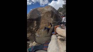 Video thumbnail of Shadow of Death, V7 (sit). Joe's Valley