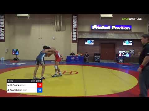 2018 Marine Corps US Open/Senior Men's Freestyle 65 Con 16 #1 - Noah Blakley-Beanes (Road) Vs. Jak