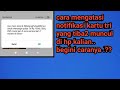 Cara mengatasi notifikasi kartu tri yang tiba-tiba muncul di hp kalian, begini caranya.? Cara mengatasi notifikasi kartu tri yang tiba-tiba muncul di hp kalian, begini caranya.?