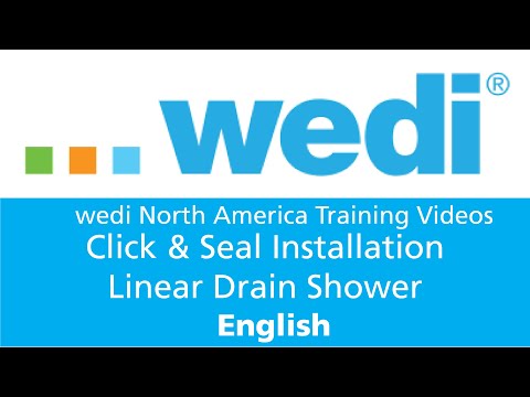 Wedi Fundo Riolito Linear Drain Installation