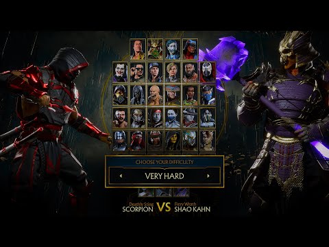 Mortal Kombat 11 | 'Krimson' Scorpion Vs Shao Kahn (VERY HARD)(MK11)