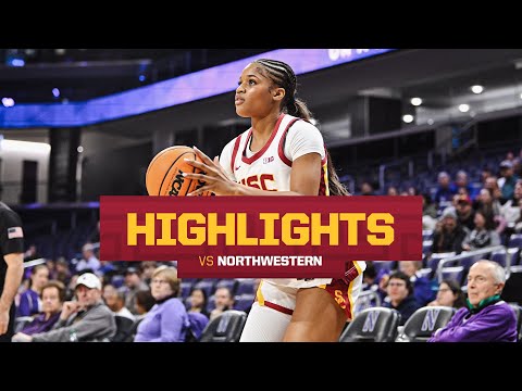 USC Women’s Basketball vs Northwestern Highlights | Trojans win 83-65