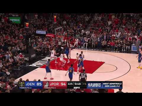 Evan Turner All Plays 05/09/19 Denver Nuggets vs Portland Trail Blazers Game 6 Highlights
