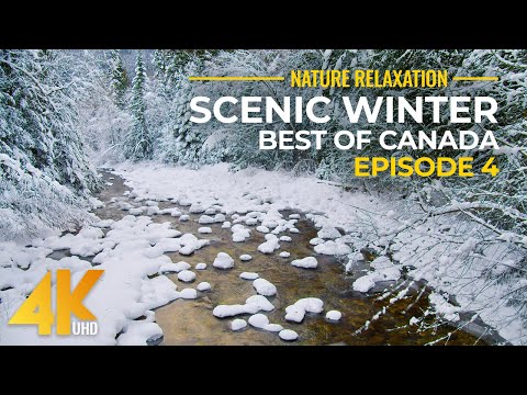 Best Scenic Nature Places of Canada - 4K Nature Relax Video | Nature Sounds - Episode #4