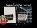 How To Place Labels On Rubber Stamps PERFECTLY Every Time