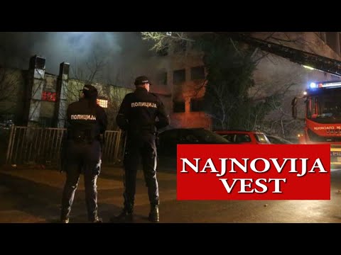 STRAVIČAN POŽAR BUKNUO U CENTRU BEOGRADA! Čovek istrčao iz kuće, pa se vratio unutra
