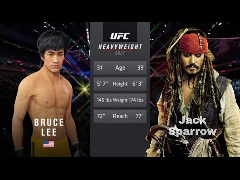 🔥  Bruce Lee vs. Jack Sparrow (EA Sports UFC 4)
