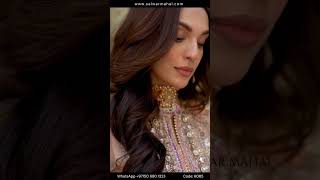 Hand Embroidered Pure Maysuri Sharara - Video 1