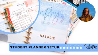 Setting up your Happy Planner for Senior year