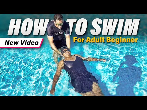Adult Beginner Swimming Lessons - Jonny Rocket Teaches Linder How to Swim in 4 Days