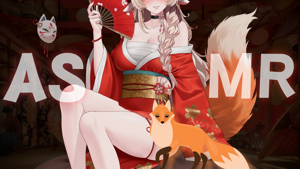 [ASMR] 내 꼬리가 그렇게 좋니?🦊여우의 팅글 브러싱 | VTuber Ear Cleaning, Mic Brushing