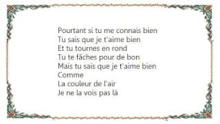 Véronique Sanson - Tu Sais Que Je T&#39;Aime Bien Lyrics