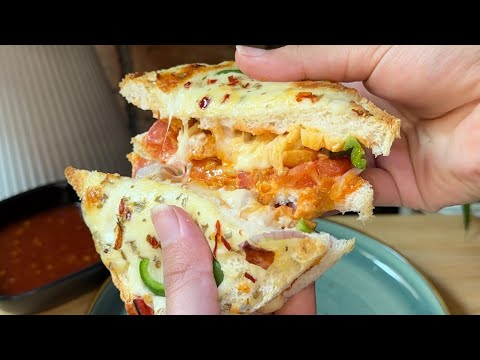 Pizza Loaded Sandwich | Easy Lunchbox for kids