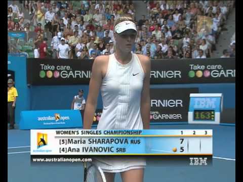 Ivanovic v Sharapova: 2008 Australian Open Women's Final Highlights