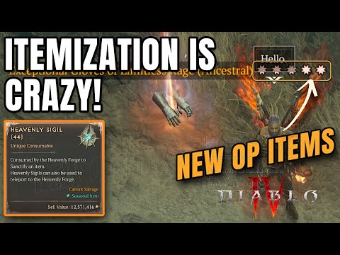 ITEMIZATION IS CRAZY in Season 11 NEW OP ITEMS Diablo 4