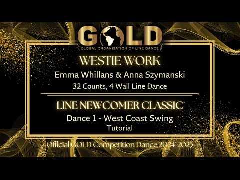 GOLD 2024 Line Newcomer Classic - Dance 1: WCS "Westie Work" - Tutorial without music